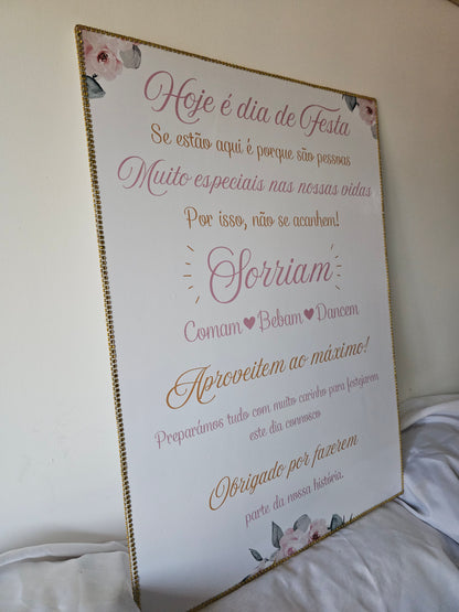 Placa personalizada