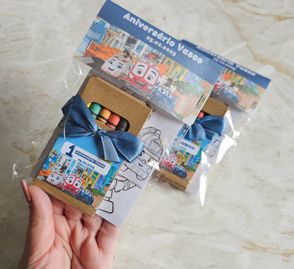 Caixa de lápis personalizada + desenhos