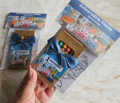 Caixa de lápis personalizada + desenhos