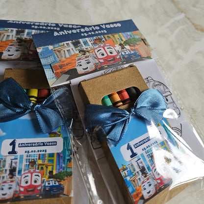 Caixa de lápis personalizada + desenhos