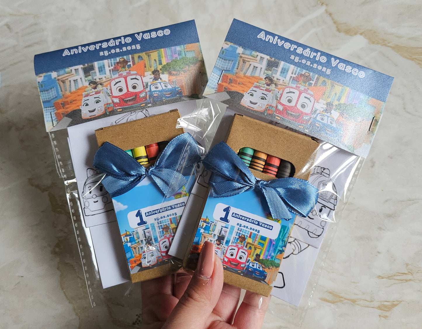 Caixa de lápis personalizada + desenhos