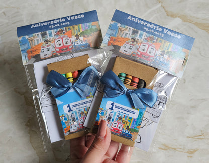 Caixa de lápis personalizada + desenhos
