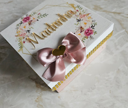 Caixa personalizada Madrinha "Floral"