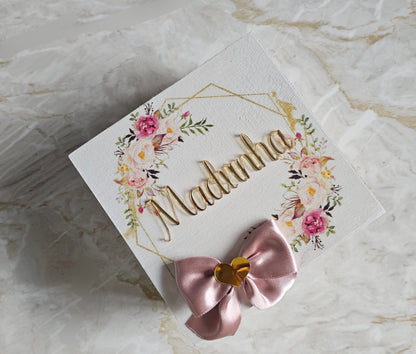 Caixa personalizada Madrinha "Floral"