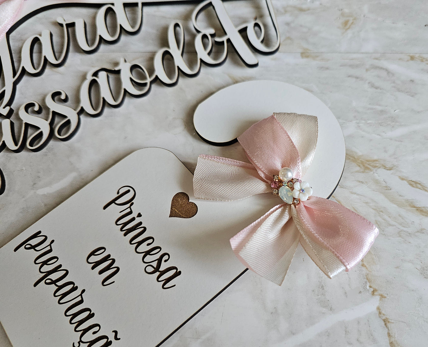 Placa de porta personalizada