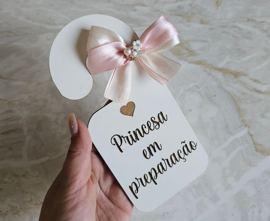 Placa de porta personalizada