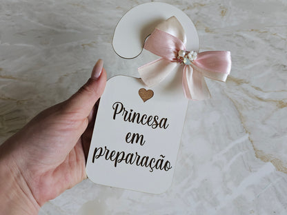 Placa de porta personalizada