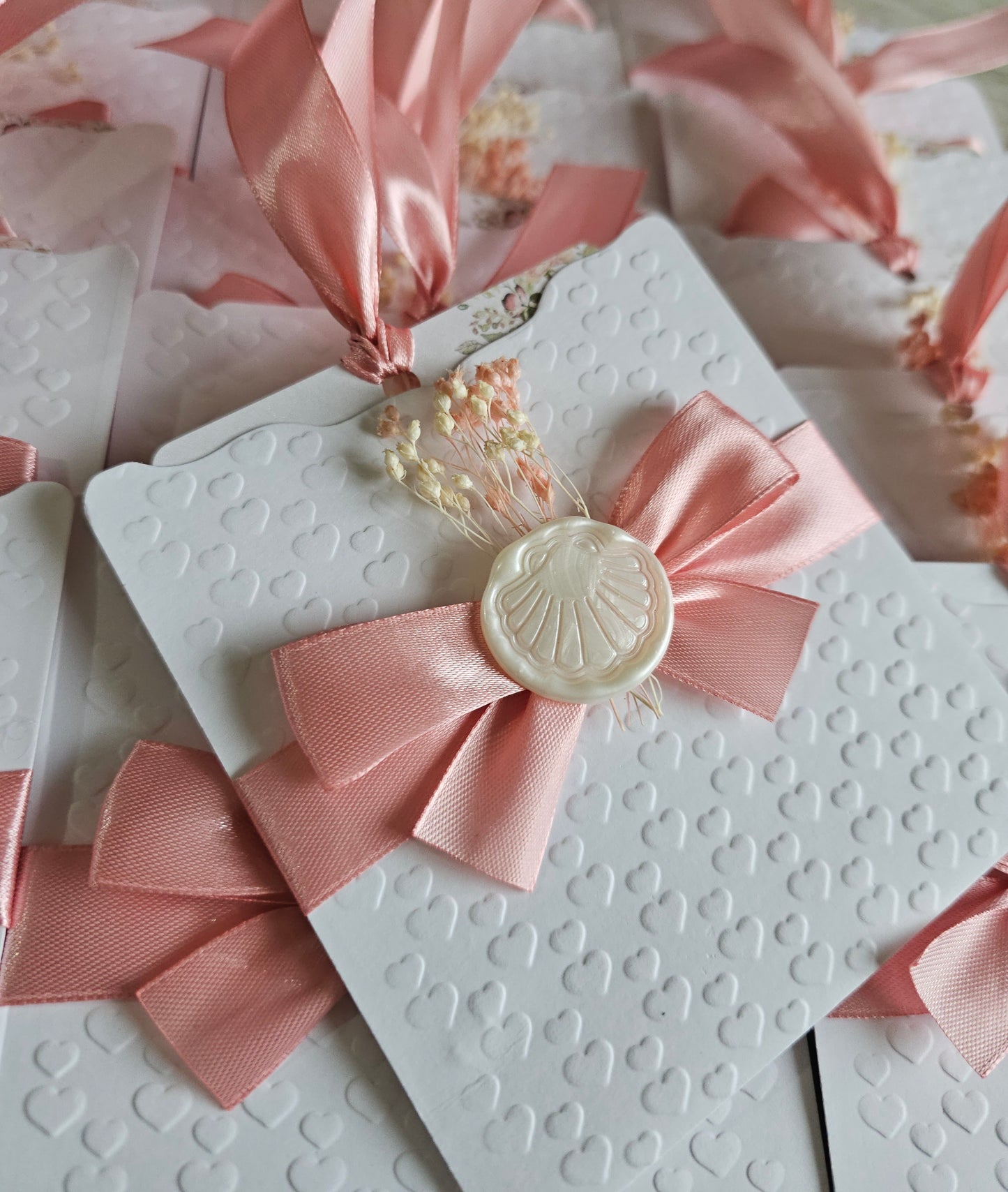 Convite Batismo floral "Leonor"
