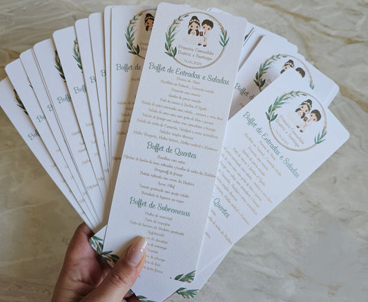 Menus personalizados "Primeira Comunhão "