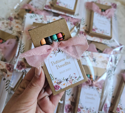 Caixa lápis personalizada "Floral"