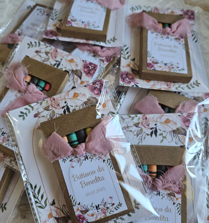 Caixa lápis personalizada "Floral"