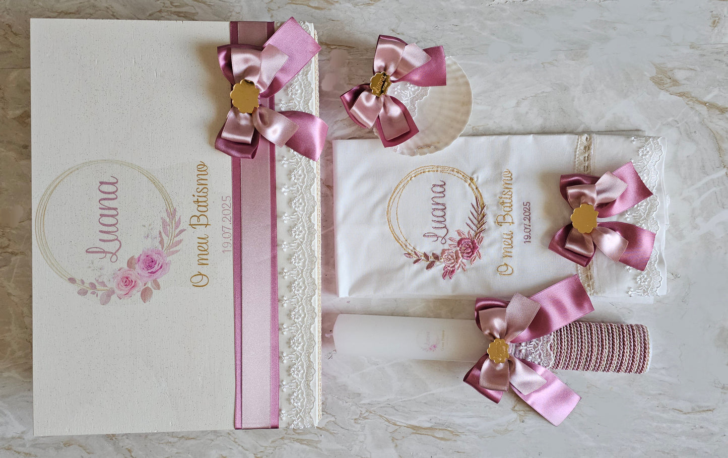 Conjunto de Batismo "Luana"
