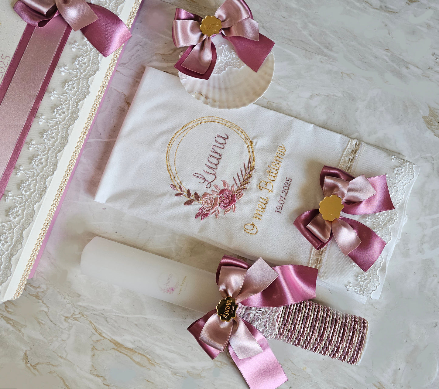 Conjunto de Batismo "Luana"