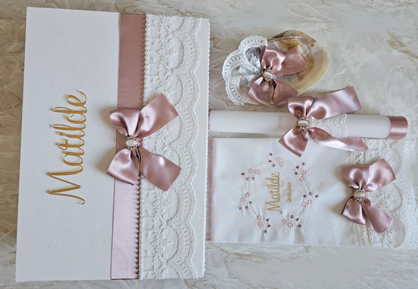 Conjunto de Batismo "Matilde"