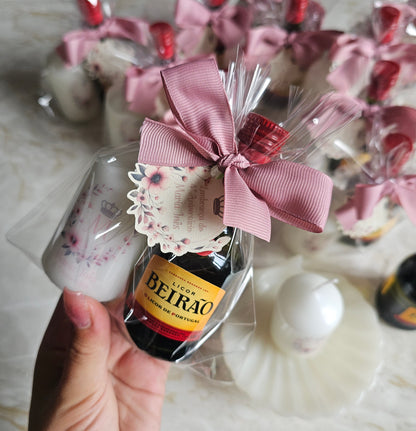 Kit vela personalizada + Beirão "Maria Inês"