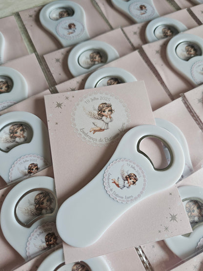 Abre caricas com íman personalizado