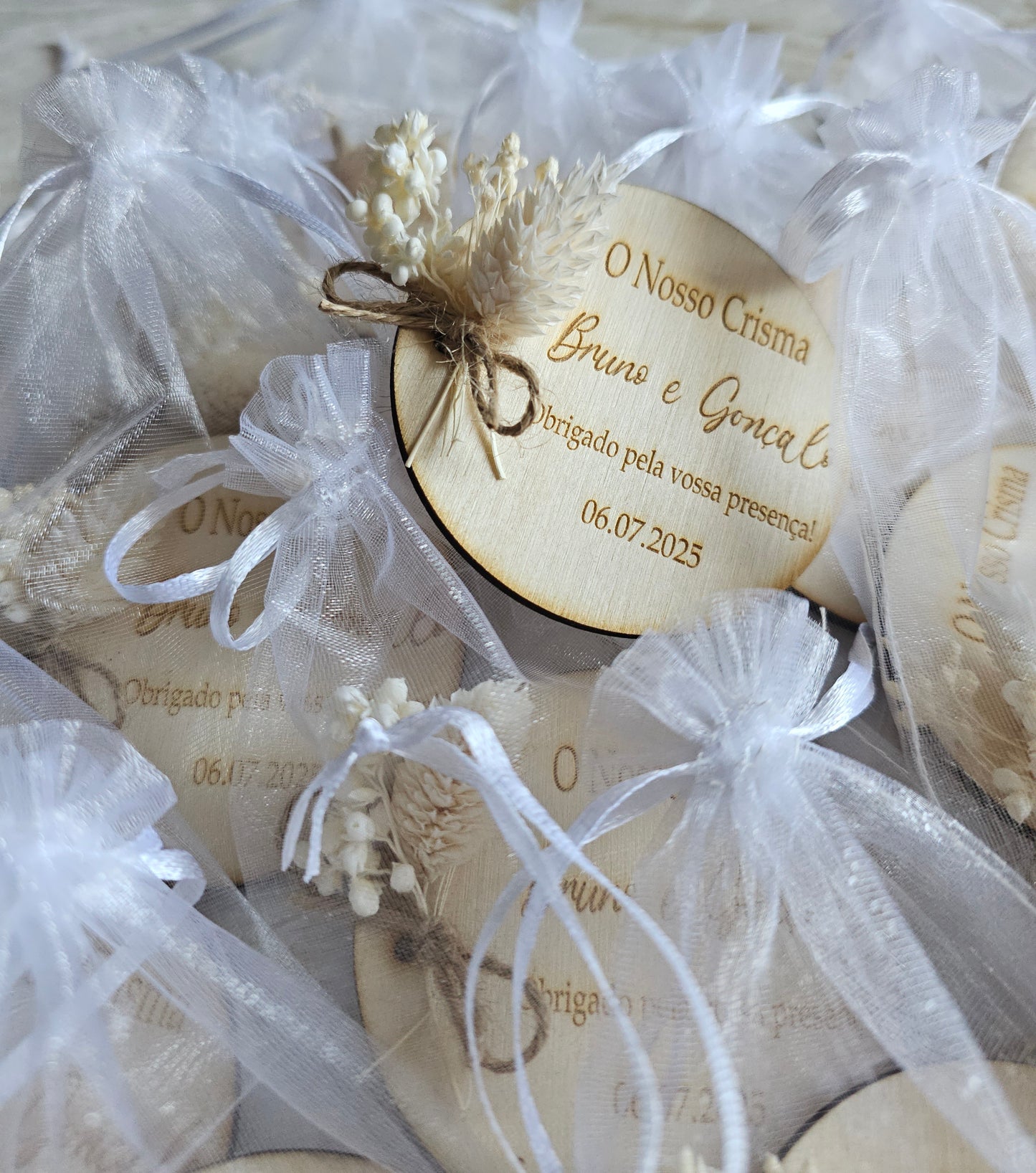 Íman personalizado c/flores preservadas