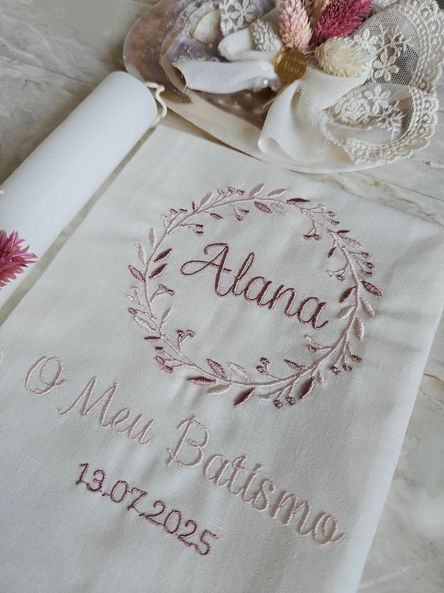 Conjunto de Batismo "Alana"