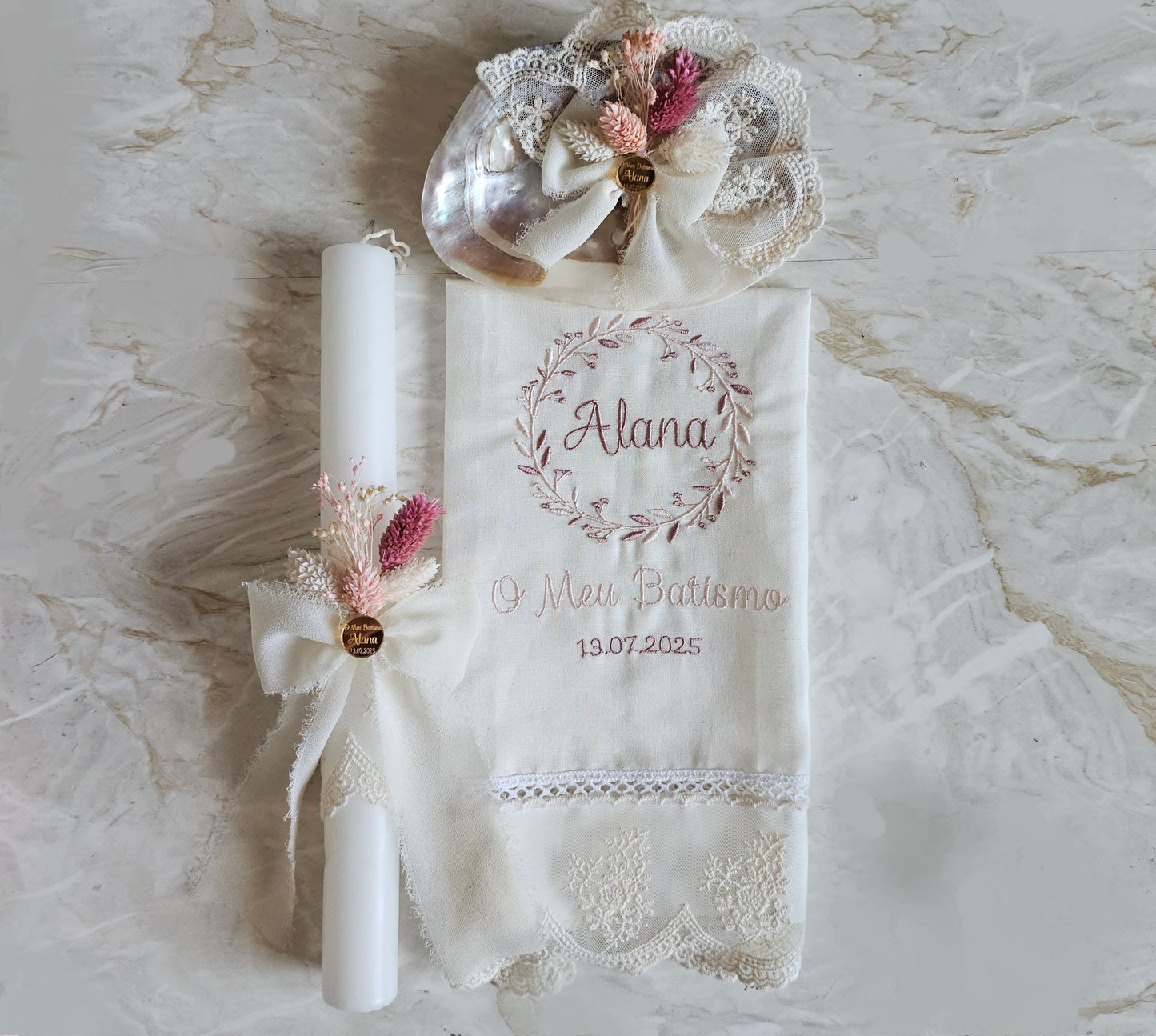Conjunto de Batismo "Alana"