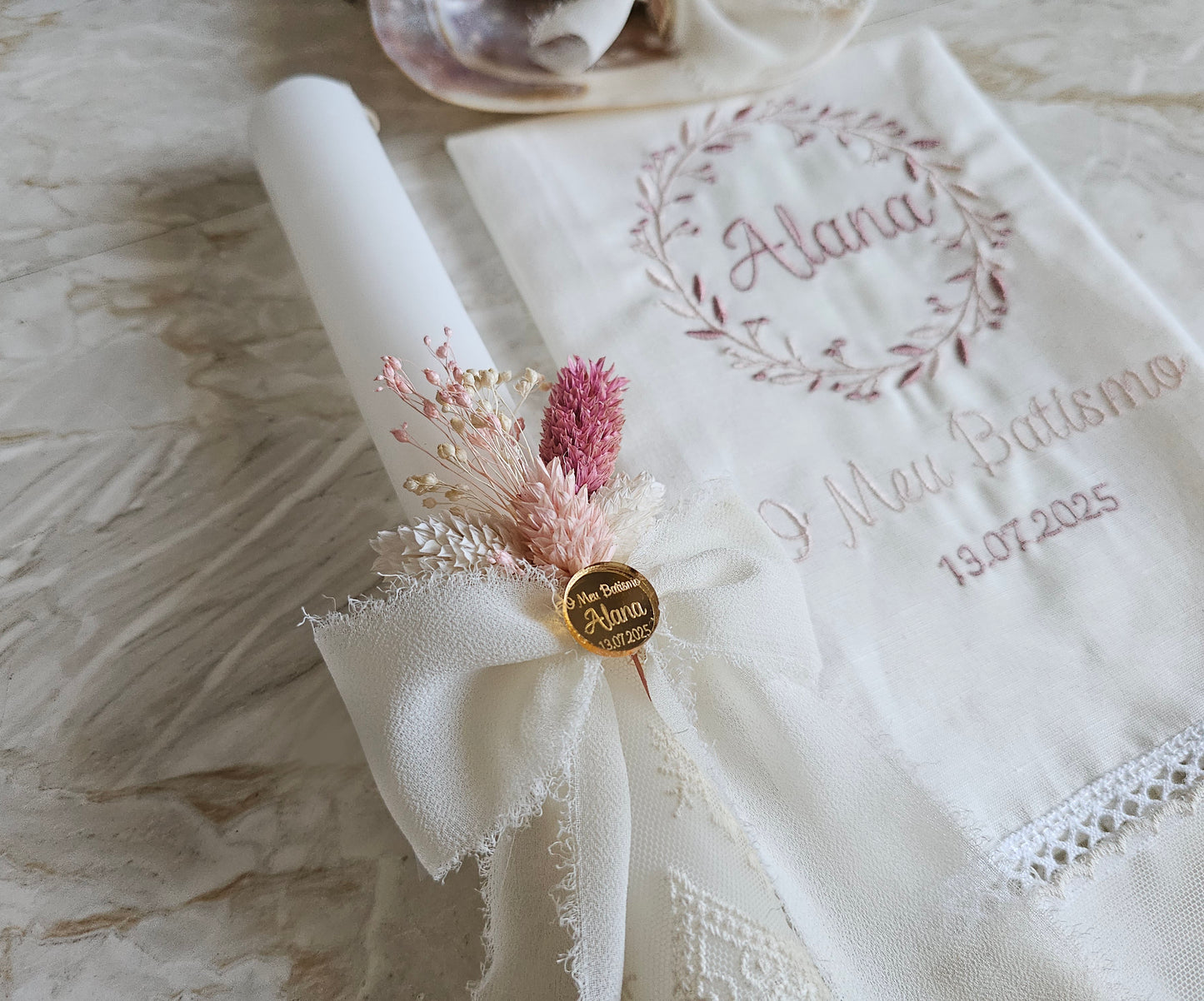 Conjunto de Batismo "Alana"