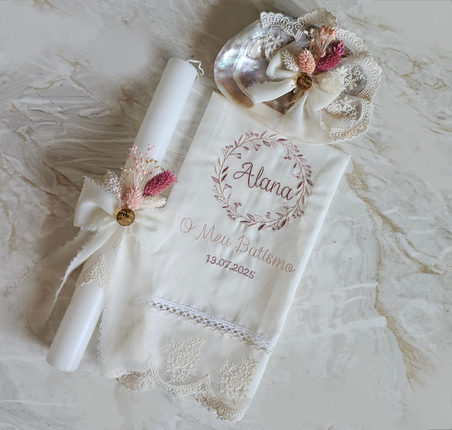 Conjunto de Batismo "Alana"