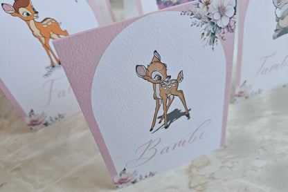 Marcadores de mesa "Bambi"
