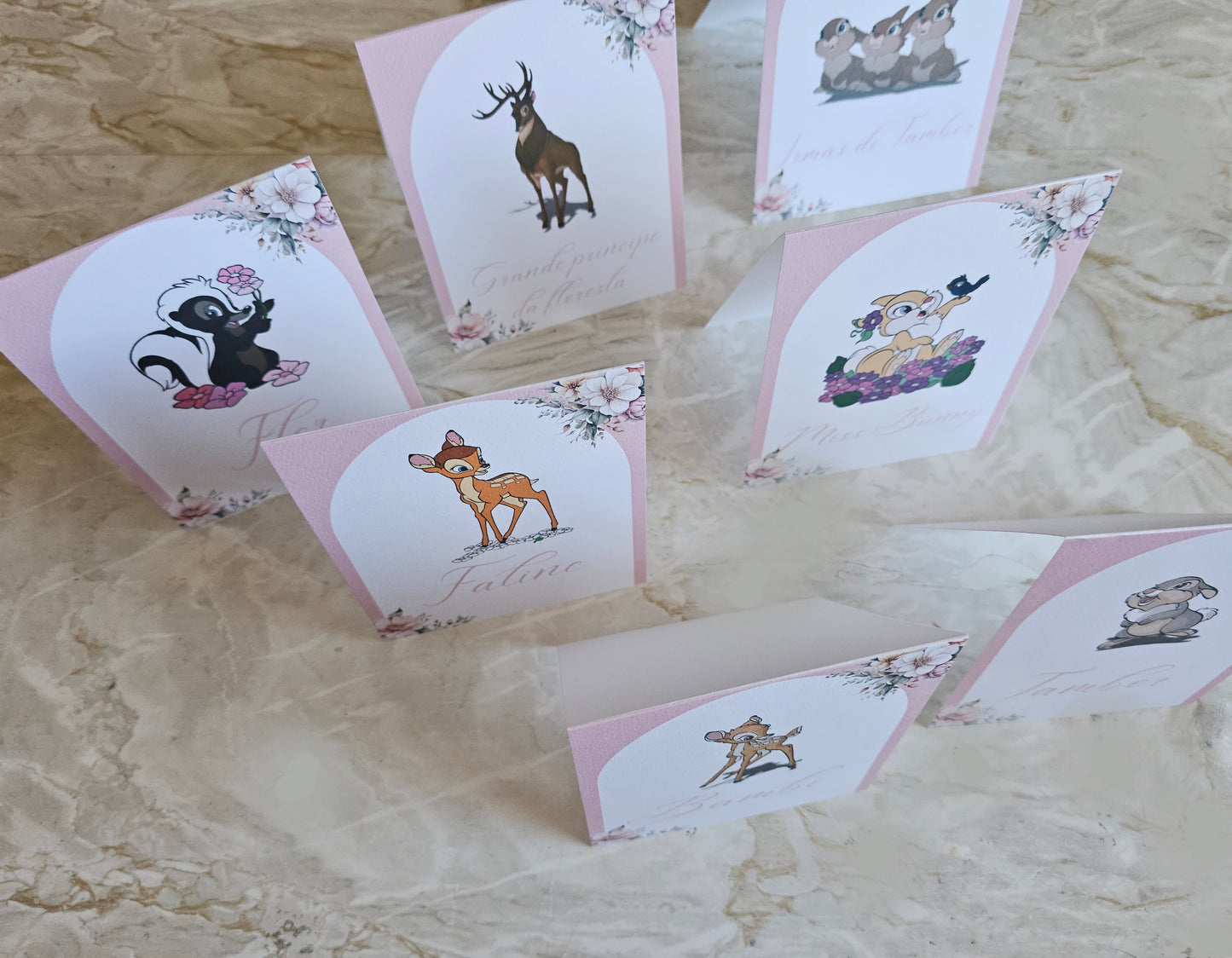 Marcadores de mesa "Bambi"