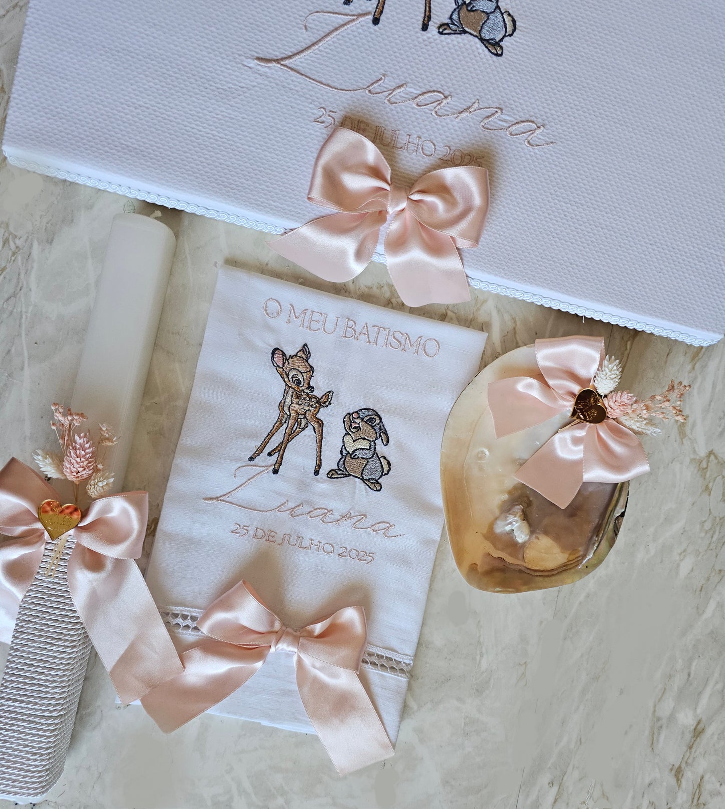 Conjunto de Batismo "Bambi"