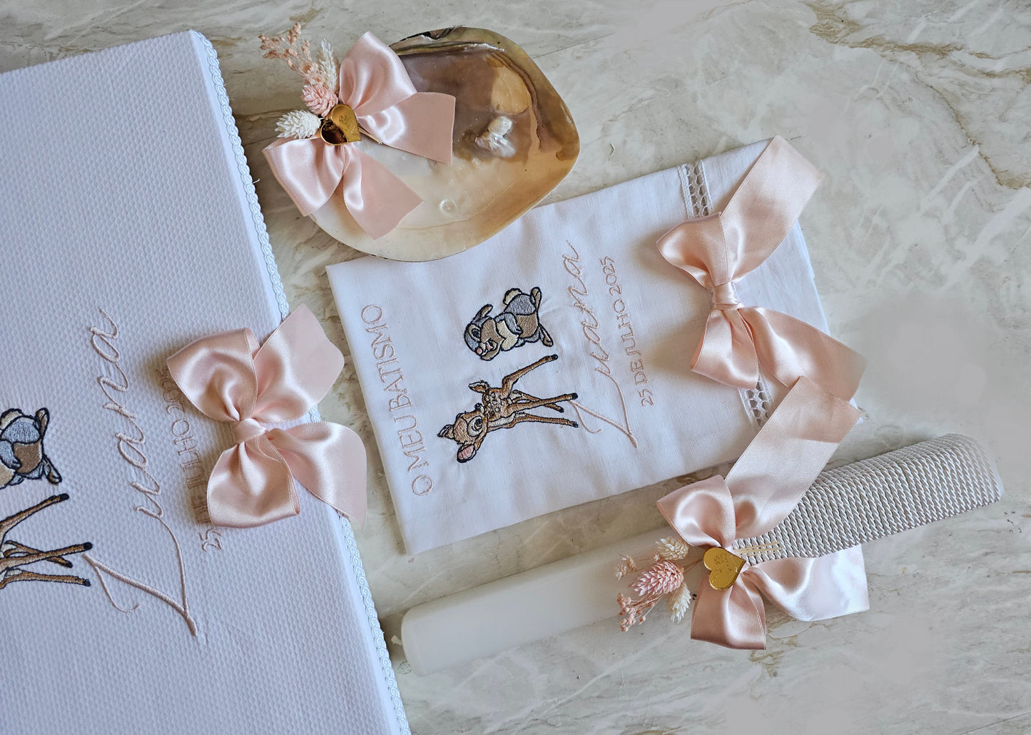 Conjunto de Batismo "Bambi"
