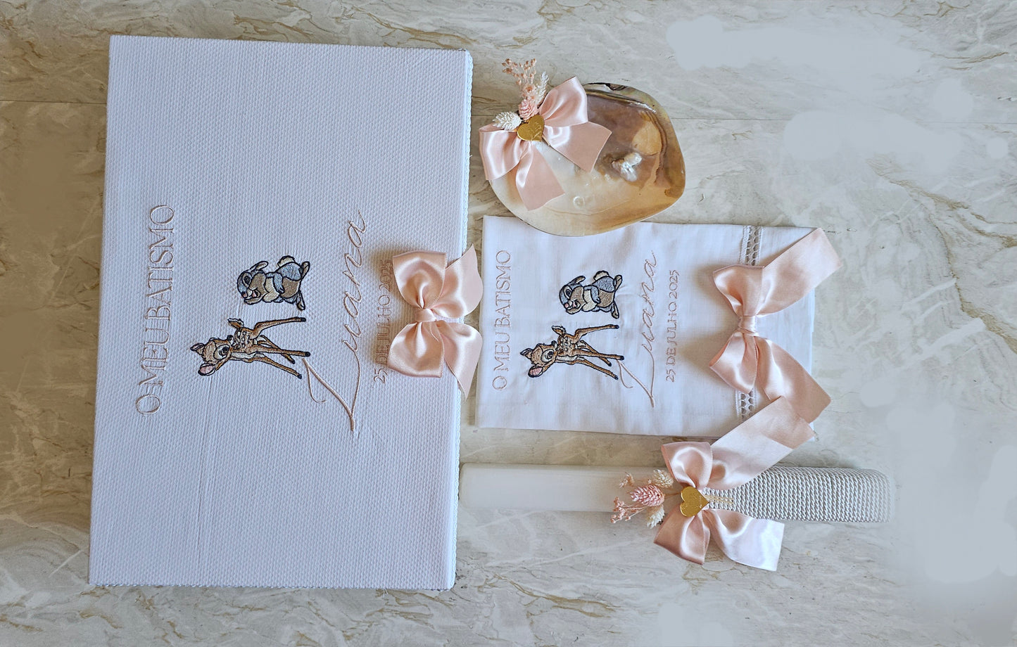 Conjunto de Batismo "Bambi"