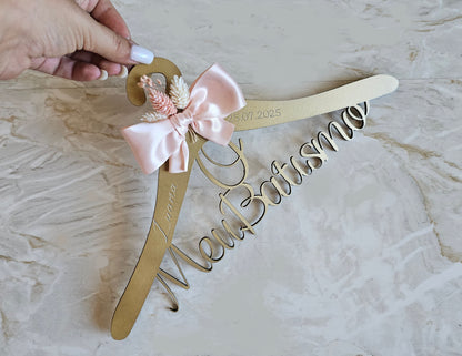 Cabide personalizado "Ouro"