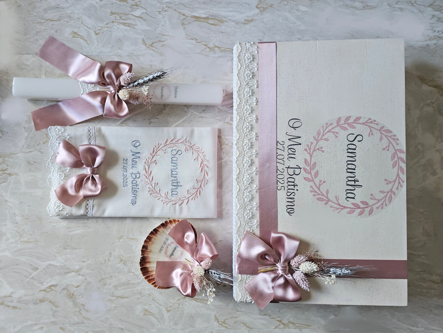 Conjunto de Batismo "Samantha"