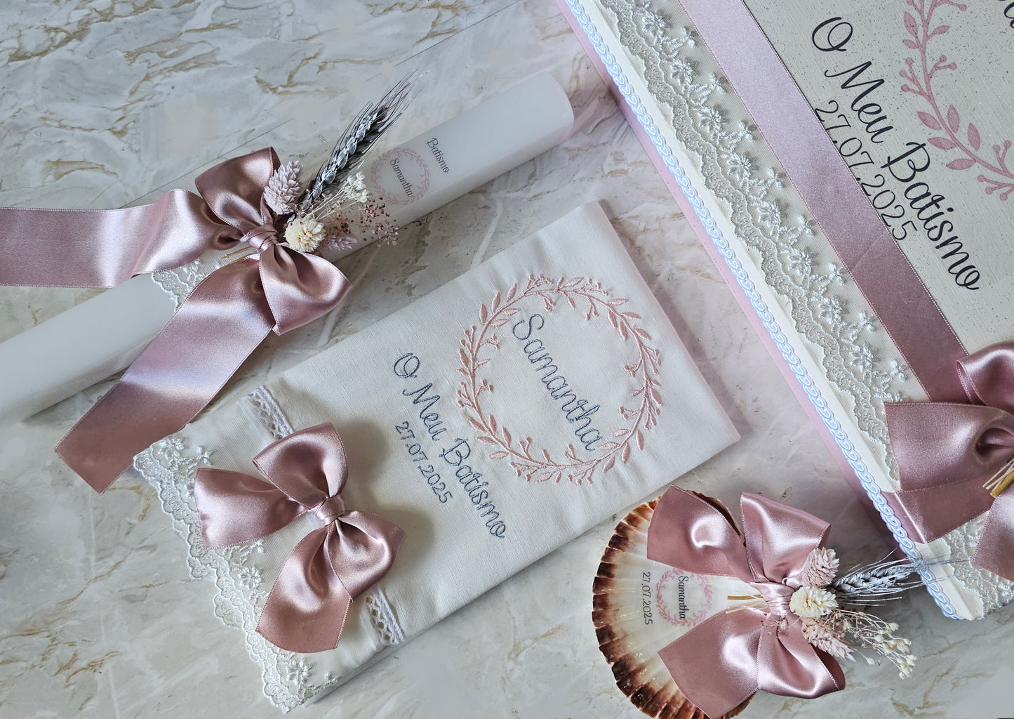 Conjunto de Batismo "Samantha"