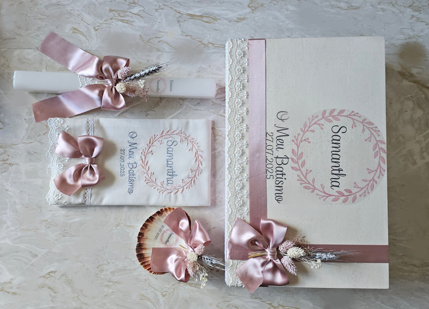 Conjunto de Batismo "Samantha"
