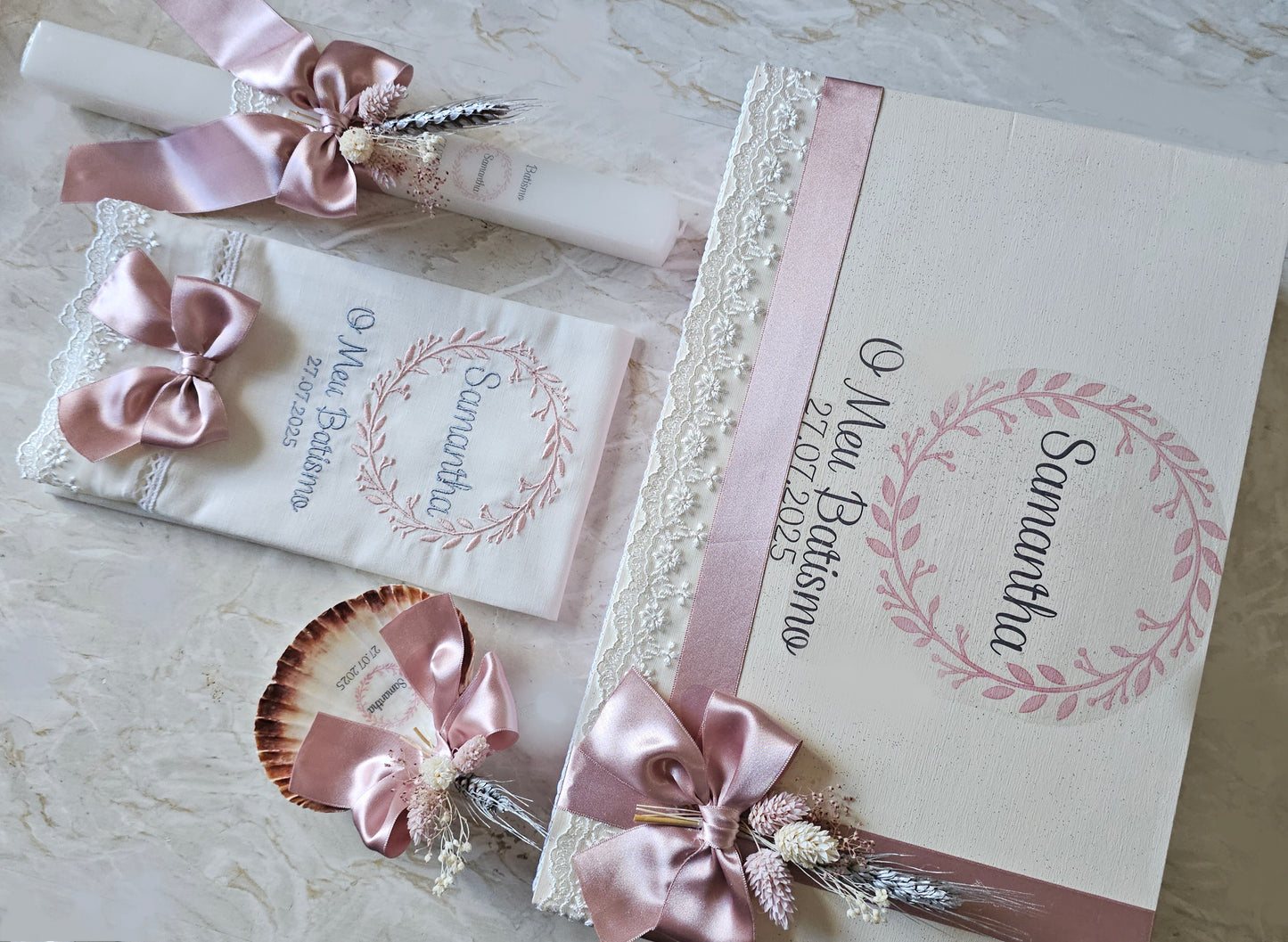 Conjunto de Batismo "Samantha"