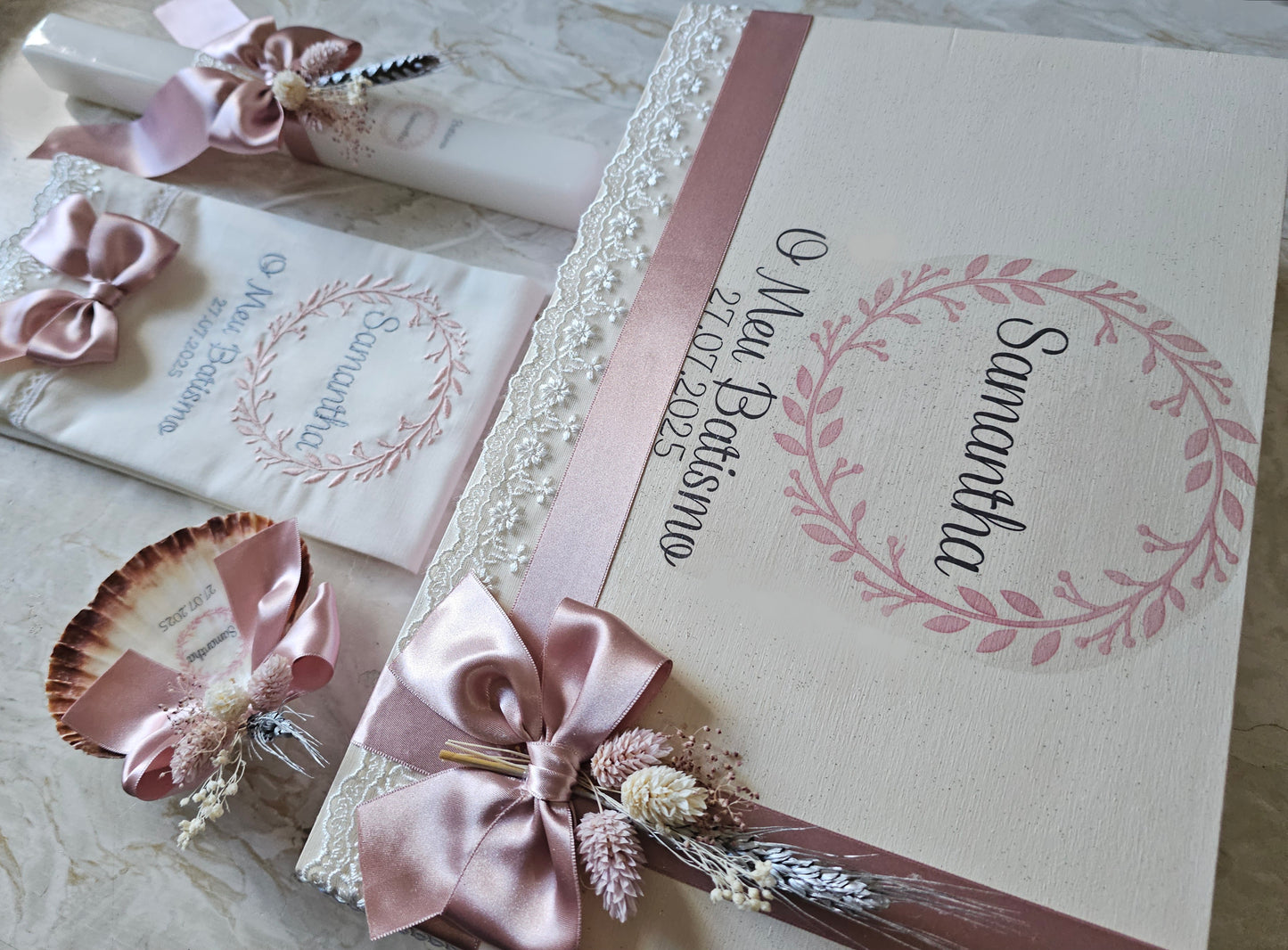 Conjunto de Batismo "Samantha"