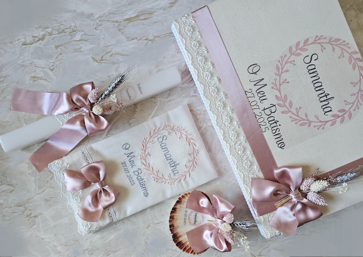 Conjunto de Batismo "Samantha"