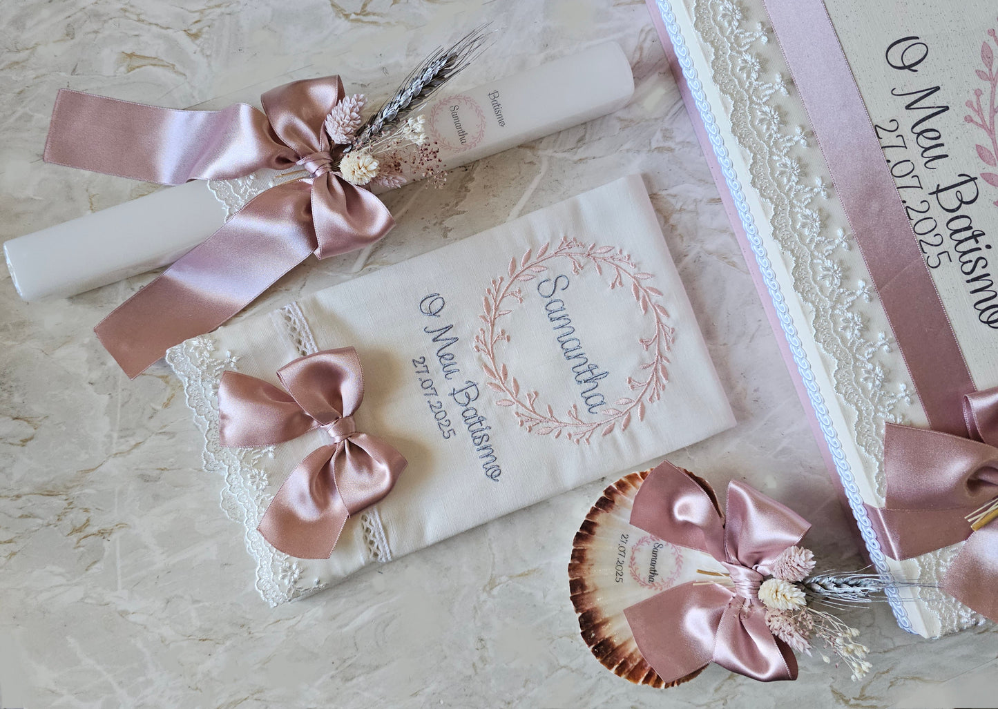 Conjunto de Batismo "Samantha"