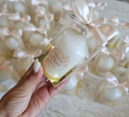 Velas personalizadas em caixa "Elina"