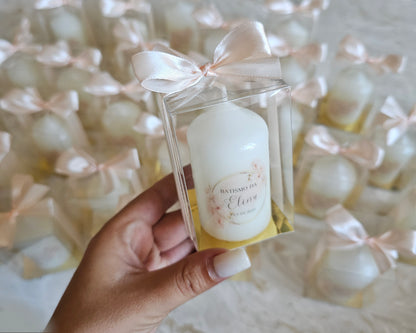 Velas personalizadas em caixa "Elina"