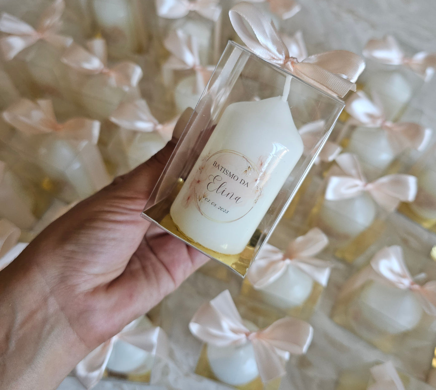 Velas personalizadas em caixa "Elina"