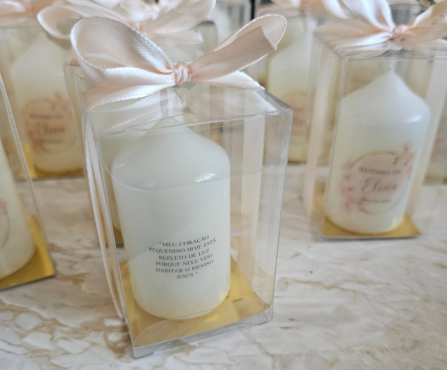 Velas personalizadas em caixa "Elina"