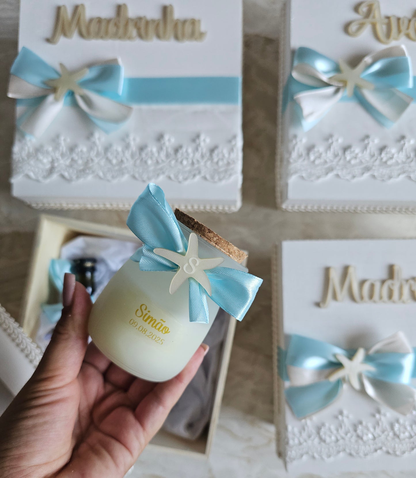 Caixas personalizadas "Mar"