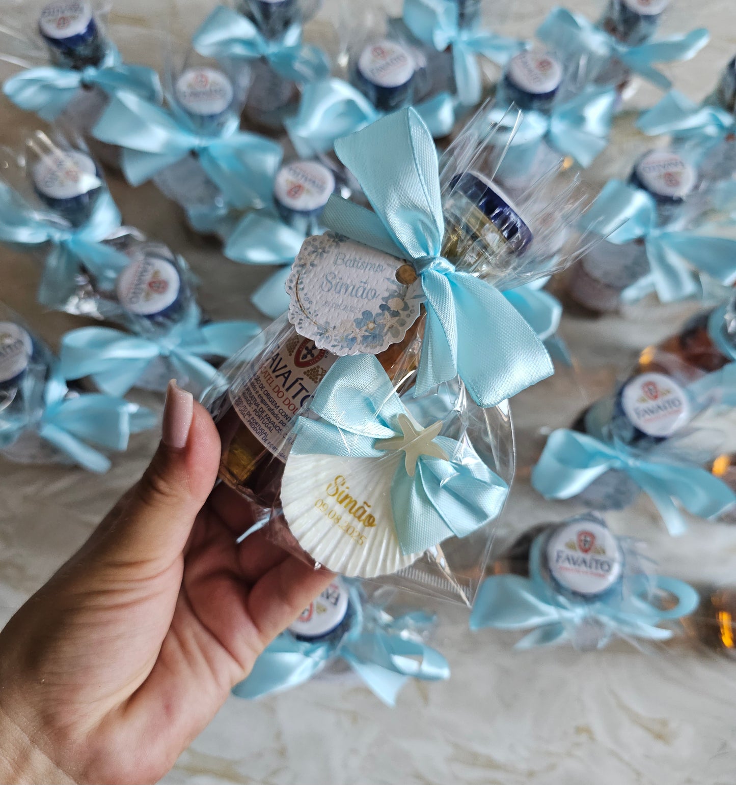 Kit mini concha + moscatel "Mar"