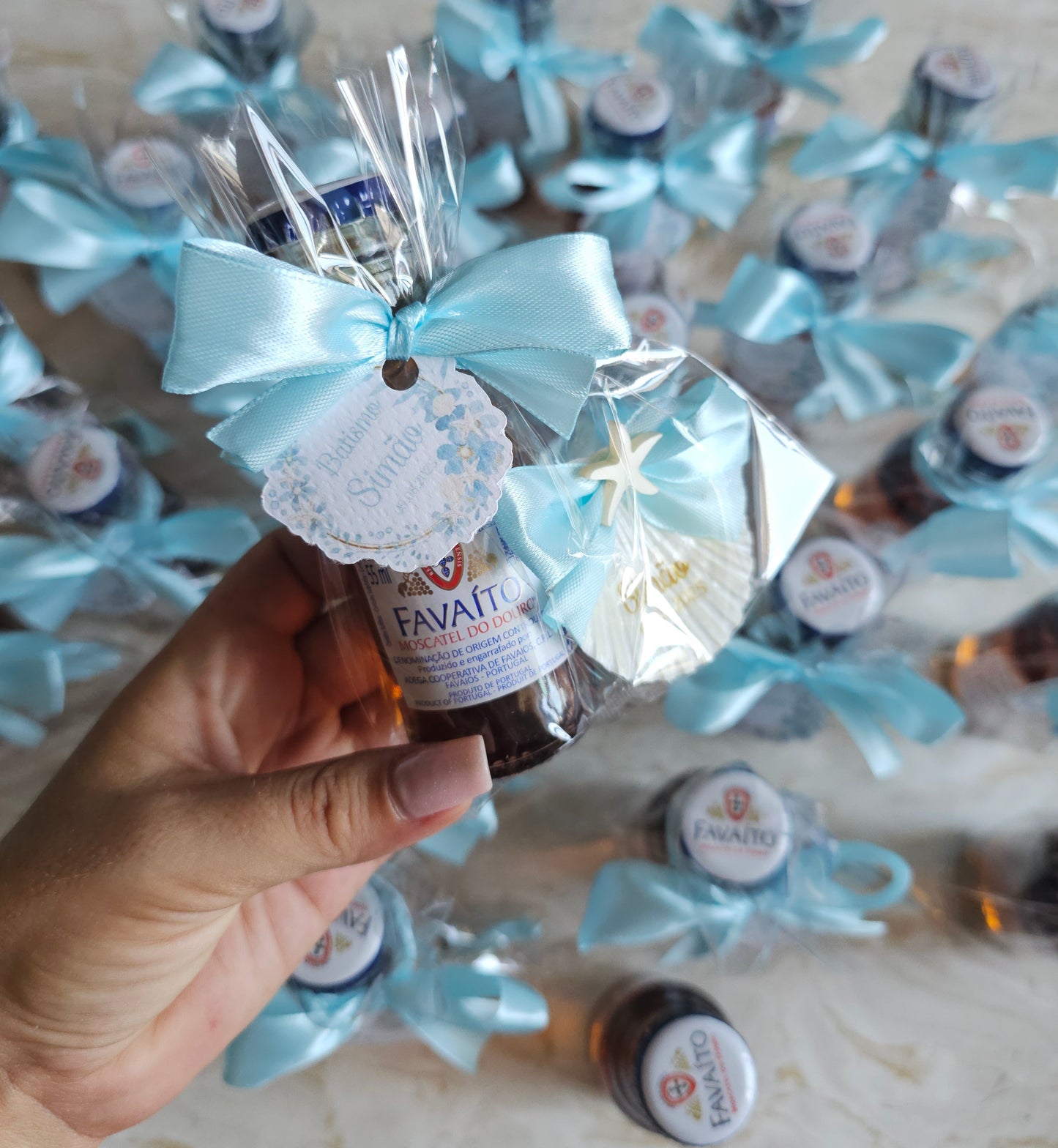 Kit mini concha + moscatel "Mar"