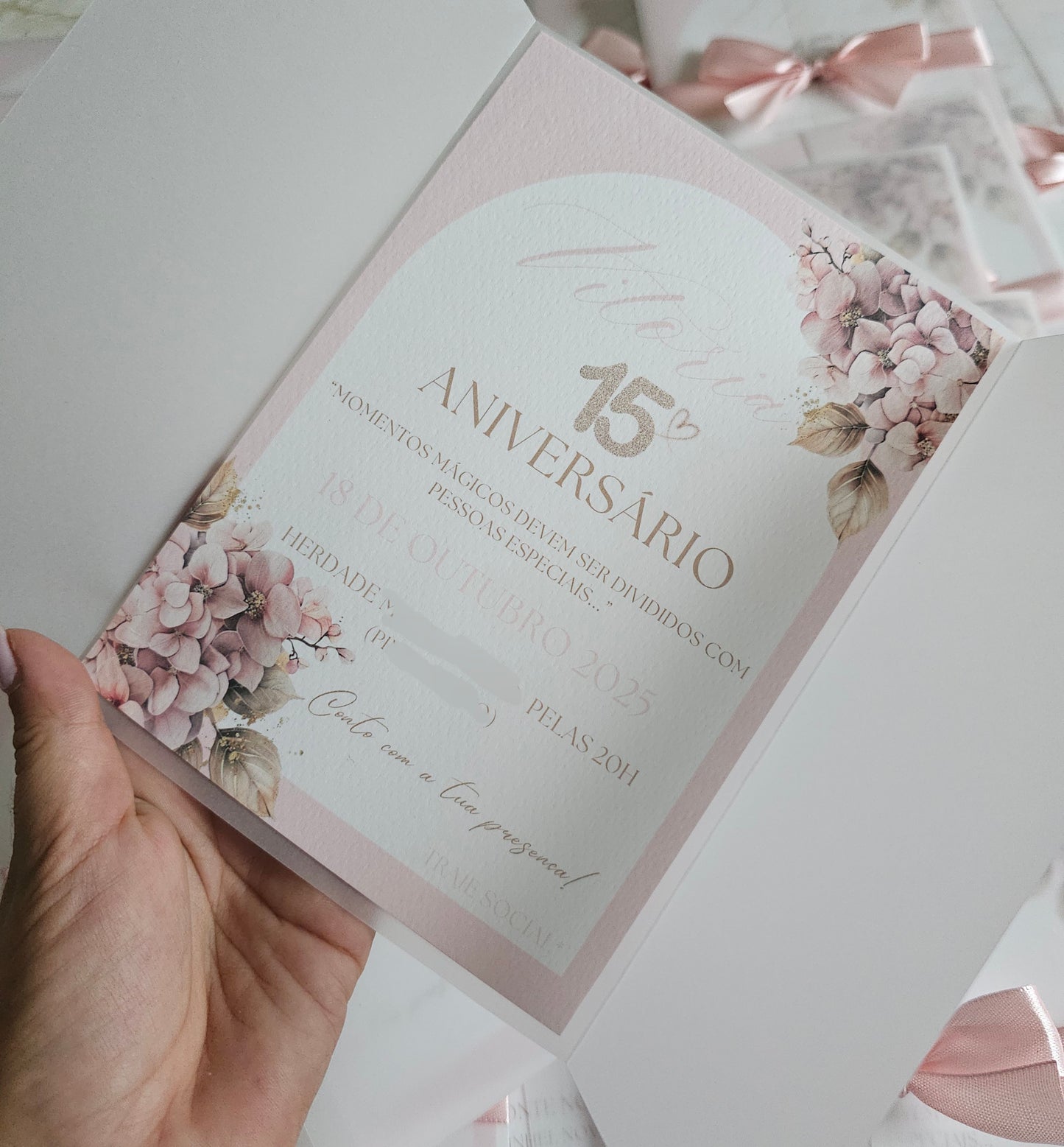 Convites Aniversário "Vitoria"