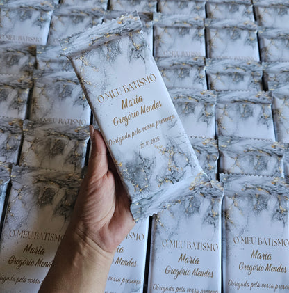 Chocolate personalizado 100g "Mármore"