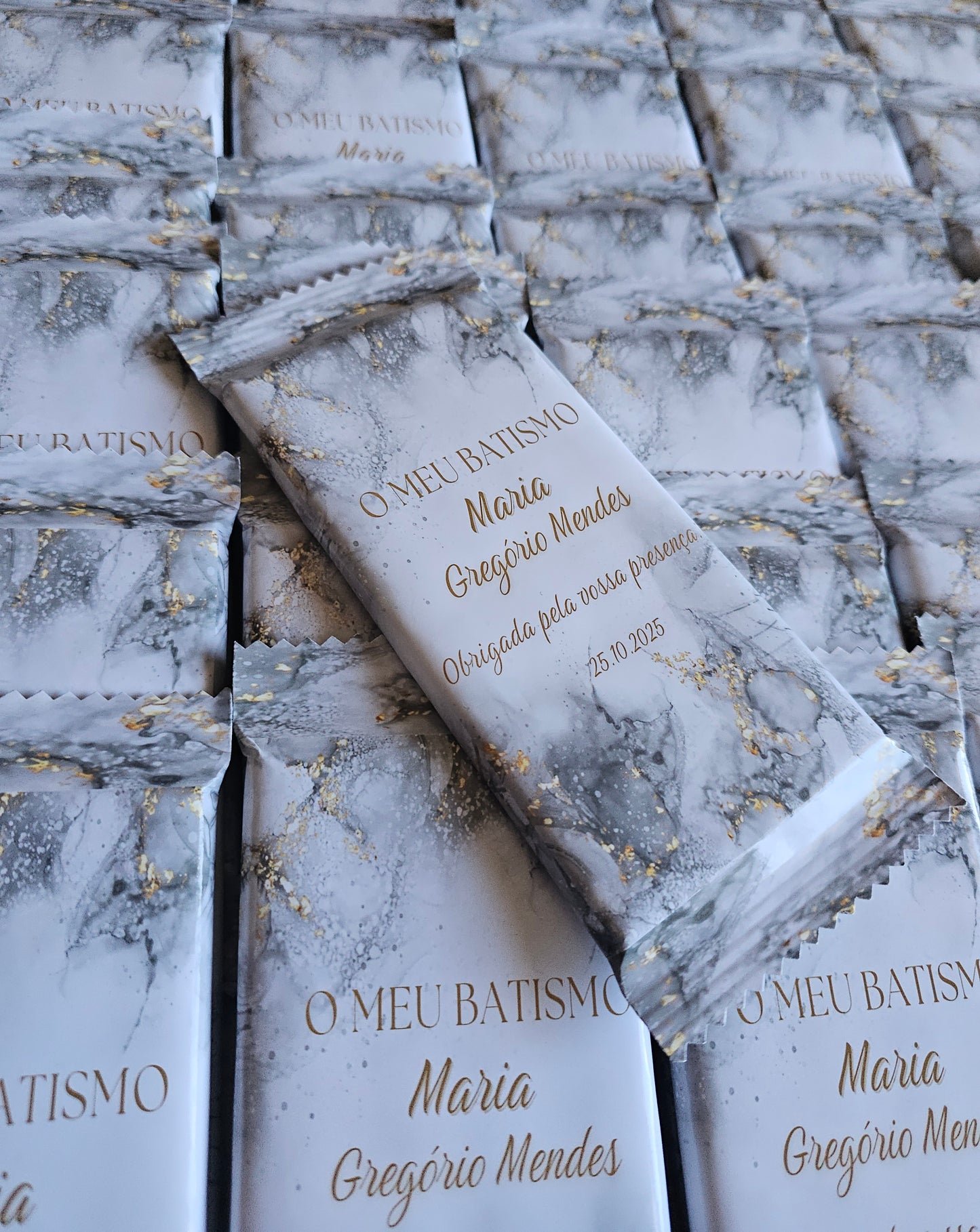 Chocolate personalizado 100g "Mármore"