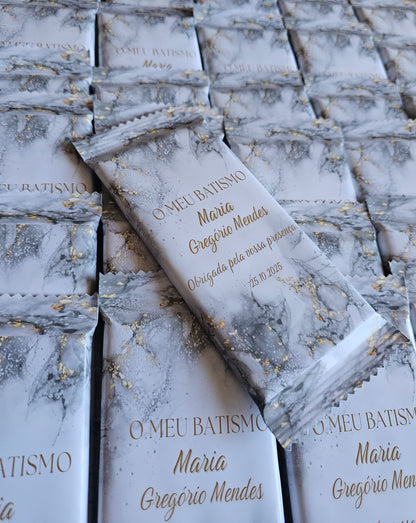 Chocolate personalizado 100g "Mármore"