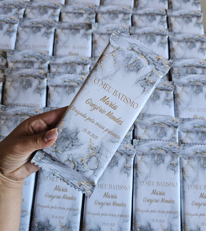 Chocolate personalizado 100g "Mármore"